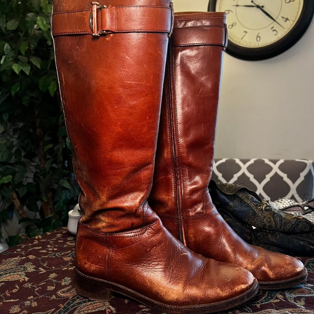 (Tory Burch) boots with buckle detail #kneehighboots | Size: